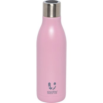 Asobu UV-Light Bottle gertuvė su UV sterilizatoriumi, 0.5 l, rožinė