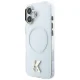 Karl Lagerfeld IML K Head Logo MagSafe dėklas, skirtas iPhone 17, skaidrus