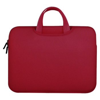 Universal 14" Neoprene Laptop Bag with Handle - Red