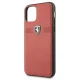 Ferrari Off Track Leather dėklas iPhone 11 Pro, Raudonas