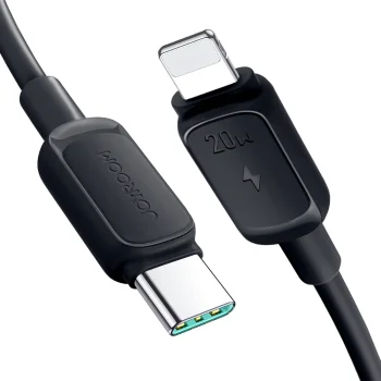 Joyroom Multi-Color Series A14 USB-C / Lightning laidas, 20W, 1.2m, juodas