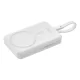 Baseus Magnetic Mini MagSafe išorinė baterija 10000mAh 30W su USB-C laidu, balta