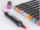 Touch Double-Sided Alcohol Markers Set, 40 Pcs with Case