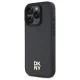 DKNY Repeat Pattern Stack Logo MagSafe dėklas, skirtas iPhone 16 Pro, juodas
