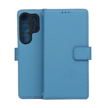 Atverčiamasis dėklas Smart Triangle skirtas Samsung Galaxy S26 Ultra, mėlynas