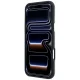 Dėklas Guess Grained Round Strass Logo MagSafe iPhone 18 Pro / 17 Pro, smėlinis
