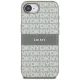 DKNY Mono Stripe & Metal Logo dėklas telefonui iPhone 16e, smėlio spalvos