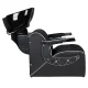 Gabbiano Simone Barber Backwash Unit, Black