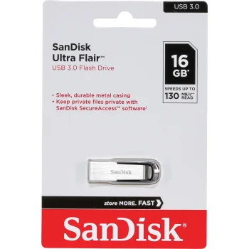 USB atmintinė SanDisk Cruzer Ultra Flair 16 GB USB 3.0 SDCZ73-016G-G46