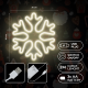 Forever Neon Decorative LED Lamp Figure Flashlight with USB, Snowflake
