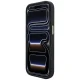 Guess 4G Stripe Round and Classic Logos MagSafe dėklas iPhone 17 Pro / 18 Pro, juodas