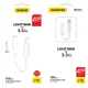 Dudao L16i garso adapteris Lightning į 3.5mm, baltas