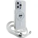 Karl Lagerfeld dėklas iPhone 14 Pro su MagSafe, Choupette Head & Cord, skaidrus
