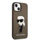 Karl Lagerfeld Ikonik Karl dėklas iPhone 14 Plus / 15 Plus, juodas