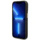 Guess Gold Outline Translucent MagSafe dėklas iPhone 14 Pro Max Juodas/Auksinis