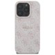 Guess 4G Ring Classic Logo MagSafe dėklas iPhone 16 Pro Max, rožinis