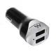 Automobilinis įkroviklis Maclean Energy MCE157 2x USB QC 3.0 4.8A su 1.5m laidu, Silver
