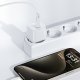 Acefast A77 Mini GaN įkroviklis PD 30W su USB-C laidu, baltas