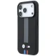 BMW M Quadrille Kevlar MagSafe dėklas telefonui iPhone 17 Pro / 18 Pro, juodas