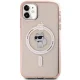 Karl Lagerfeld dėklas iPhone 11 / XR IML Choupette MagSafe, rožinis
