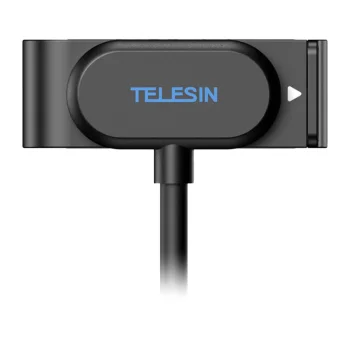 Telesin magnetinis įkrovimo adapteris su šoniniu dangteliu GoPro 9, 10, 11, 12, 13
