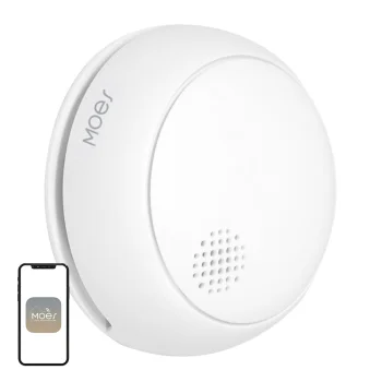 Išmanusis dūmų jutiklis MOES SSD01 ZigBee ZSS-HM-SSD01-A-MS