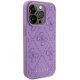 Guess dėklas iPhone 15 Pro telefonui, šviesiai violetinis