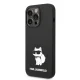 Karl Lagerfeld Silicone Choupette dėklas, skirtas iPhone 14 Pro Max, juodas