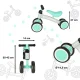 TRIKE FIX TINY keturratis balansinis dviratukas vaikams, mėtų spalvos