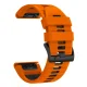 Tech-Protect Iconband Pro strap for Garmin Fenix (47 mm), orange and black