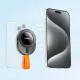 Joyroom JR-ZS393-S magnetinis telefono laikiklis su siurbtukais 4.7-7\" juodas/oranžinis