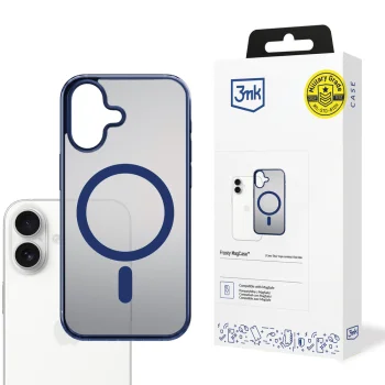 3mk dėklas iPhone 17 Frosty MagCase, mėlynas
