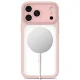 Tech-Protect MagPeak MagSafe CC case for iPhone 18 Pro Max / 17 Pro Max, matte pink