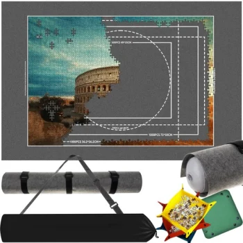 Malatec 00021835 Jigsaw Puzzle Roll Mat with Accessories