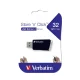 USB atmintinė Verbatim Store \'n\' Click 32 GB USB 3.2 Gen 1, juoda