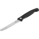 Sulankstomas daržovių peilis Victorinox Swiss Classic, 11 cm, juodas