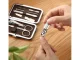 Manicure and Pedicure Set in Case, 7 Pieces, Brown
