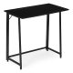 Sulankstomas kompiuterio stalas ModernHome 143007, 80x45 cm, juodas