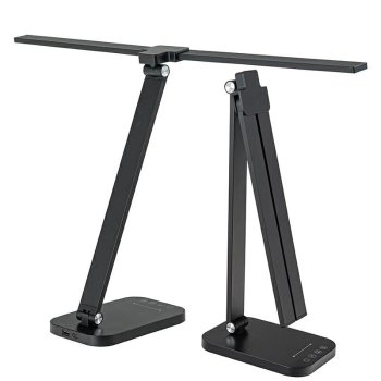 LED stalo lempa su 2 reguliuojamomis šakomis, 12W, metalinis korpusas
