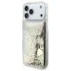 Guess Liq. Glitter 4 Charms Phone Case Cover iPhone 17 Pro - Gold
