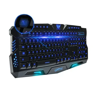 Apšviesta žaidimų klaviatūra (USB, 114 klavišų)