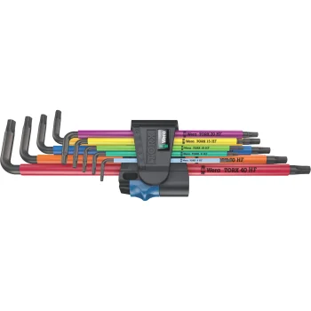 Wera 967/9 TX XL Multicolour HF 1 L formos Torx raktų rinkinys, 9 vnt.