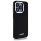 DKNY Plain Logo MagSafe dėklas telefonui iPhone 15 Pro, juodas