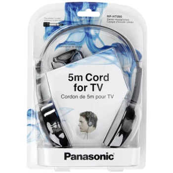 Panasonic RP-HT090 On-Ear Headphones, Anthracite
