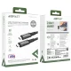 Acefast C1-09 USB-C į USB-C USB4 laidas 240W 1m, Pilkas/juodas