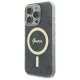 Guess iPhone 16 Pro Max dėklas IML 4G MagSafe, juodas
