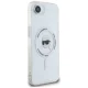 Karl Lagerfeld IML Metal Karl Head MagSafe dėklas iPhone 16e, baltas