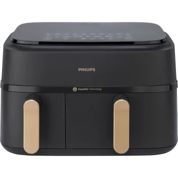 Karšto oro gruzdintuvė Philips Series 3000 NA352/00, juoda/vario