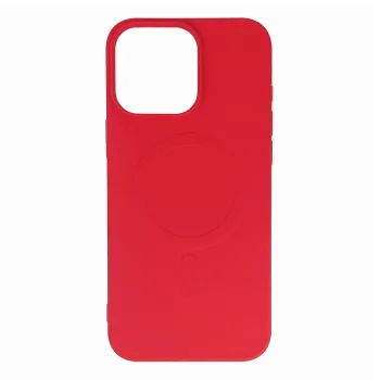 Liquid Silicone Case MagSafe for iPhone 16 Pro, Red
