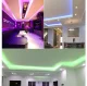 LED RGB SMD 3528 juosta su nuotolinio valdymo pulteliu, 5m